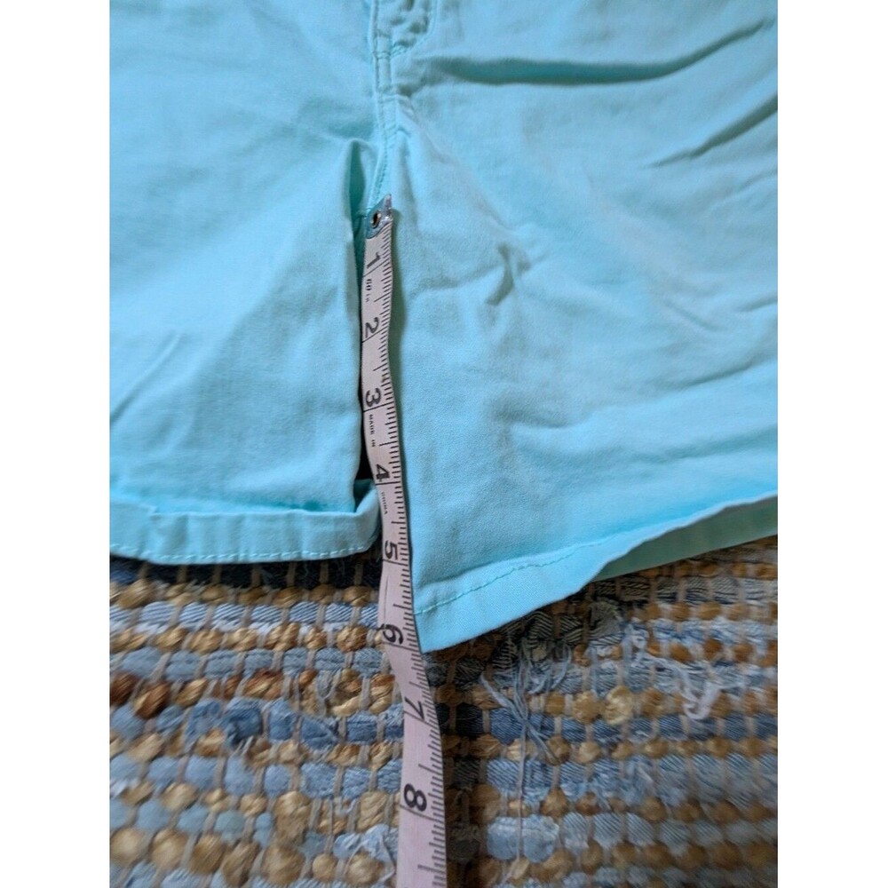 Mint Green Bermuda Shorts 8 Pastel Coastal Preppy Summer Stretch - Picture 4 of 10